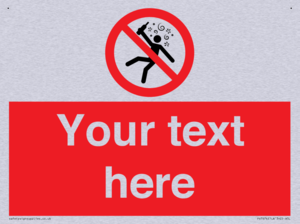 Custom prohibition Not for people in the state of intoxication